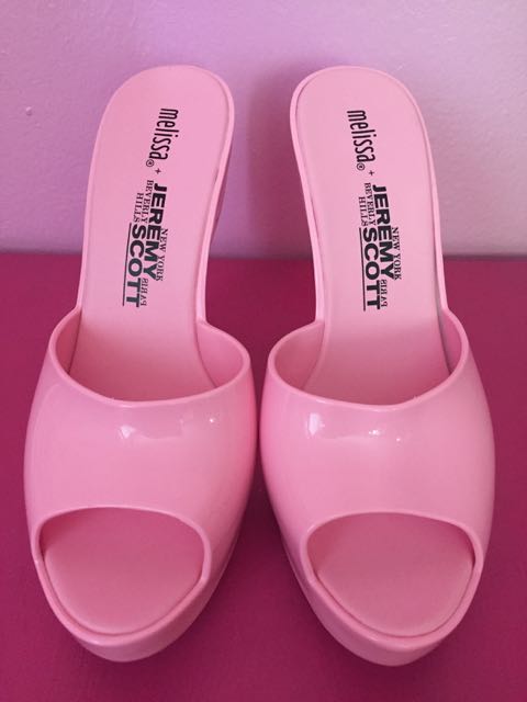 jeremy scott x melissa shoes pink