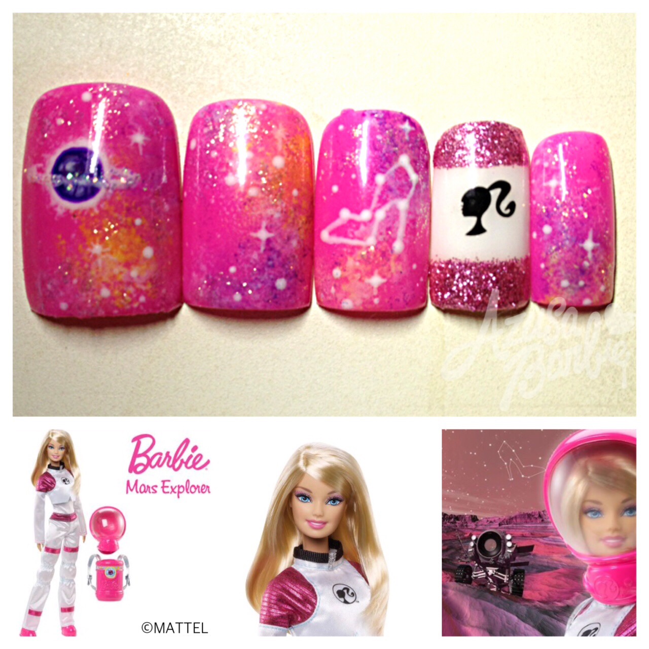 Azusa Barbie » Nails for Barbie I Can Be Mars Explorer Doll♡