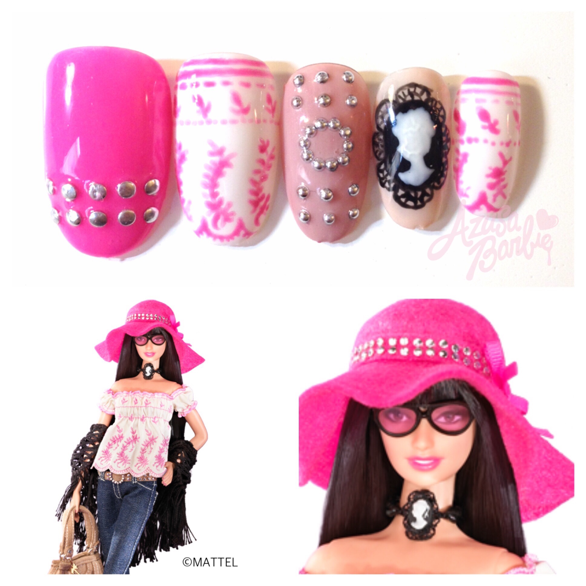 Tomaat Verandering Slank Azusa Barbie » Nails for Anna Sui Boho Barbie® Doll♡