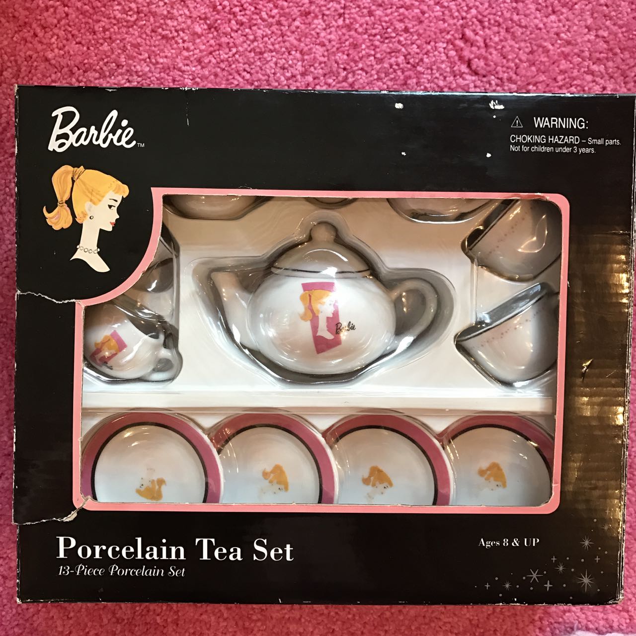 vintage barbie tea set